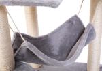 Grey Color Cat Climbing Frame Elegance Delicate Size 64 * 49 * 132CM
