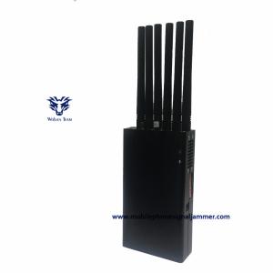 Wholesale Newest 6 Antenna Handheld Type 3G 4G Cell Phone Signal Jammer from china suppliers