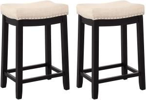 Wholesale Nailhead Studs Padded Counter Stools For Kitchen Dining Room Coffee Bar Pub from china suppliers