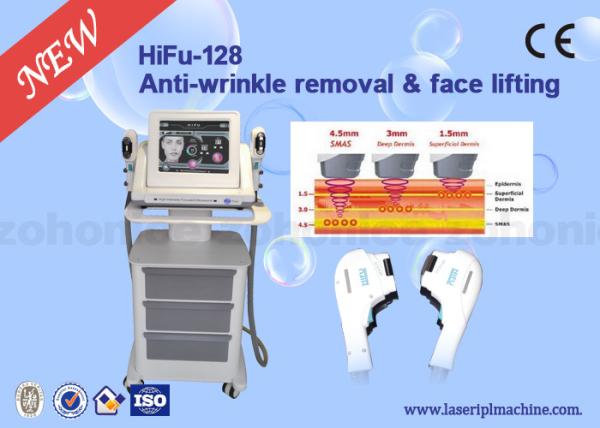 10.4" Colour Touch Screen 3D HIFU facial lifting Machine 4Mhz / 7Mhz Energy For