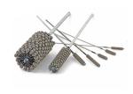 Industrial Pipe Deburring Brush , Abrasive Ball Cross Hole Deburring Brushes