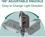 50W LED Flood Light 6500LM 5000k Flood Light 100V - 277V ETL Listed