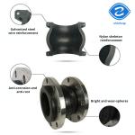 Ss304 Flange Type EPDM Expansion Rubber Flexible Joint