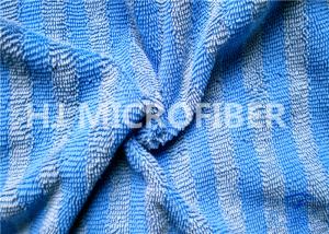 Wholesale Customized Wide Blue Stripe Mop Microfiber Fabrics For Cleaning Products from china suppliers
