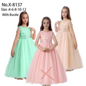 Wholesale girl's princess dress evening dress wear party dress ready goods ready to ship stock 75 from china suppliers