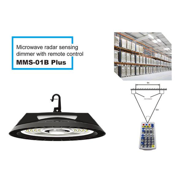 100W Warehouse LED High Bay UFO Lights Die Casting Aluminum Materials