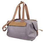 Gray Color Waterproof Duffel Bag / Lightweight Travel Bag Customized Logo