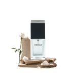 30ml Square Foundation Bottle Empty Clear Glass With Black Plastic Cap