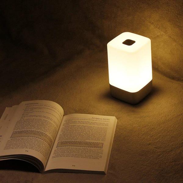 Touch Sensor Night Lamp With Timer Rechargeable Portable Type Dimmable Light Mode