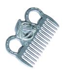 Small Sized Horse Hair Comb 12.7*6.3 Cm Horse Head Shaped Prevent Knotting