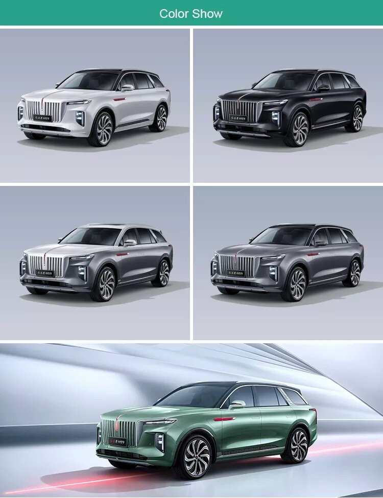Hongqi Ehs9 Chinese Electric SUV Luxury 200km/H Long Range 690km