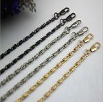 Customized factory reasonable price 3 color 120 mm iron metal chain cross body