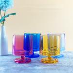 Custom Logo 14oz Reusable Wine Glass Acrylic Square For Party Celebrations