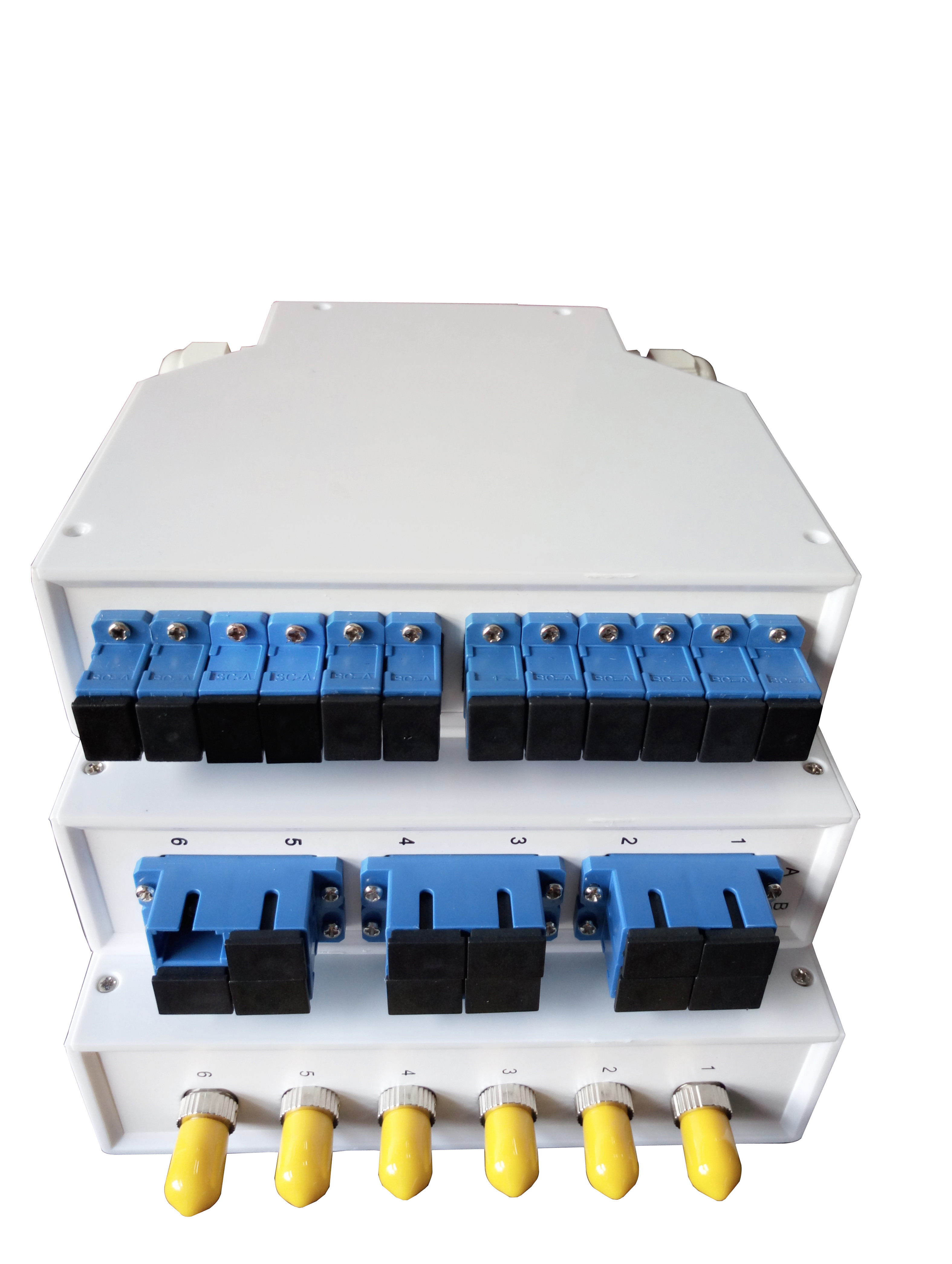 CATV 12 Ports Ftth Terminal Box With SC Adapter