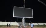 Advertising Video Media facade Outdoor Full Color Led Display With Fixed