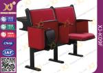 Steel Leg Center Distance 520 mm High School Classroom Furniture Lecture Hall