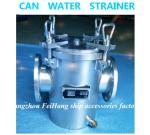 100A carbon steel cold galvanizing seawater filter, carbon steel galvanized