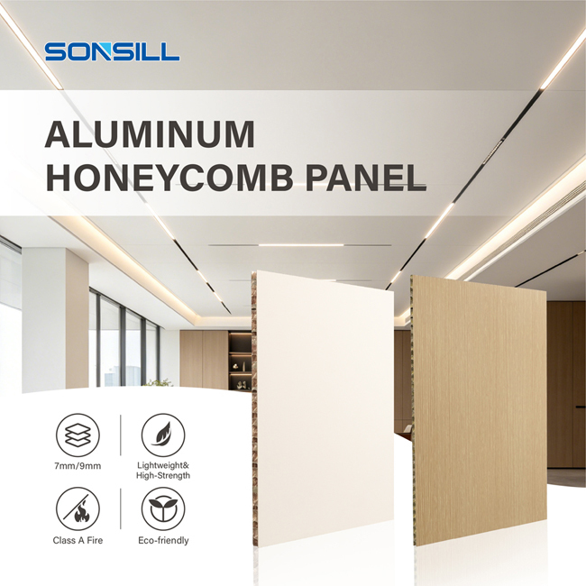Weather Resistant Aluminum Honeycomb Panel Designed to Maintain Structural Integrity and Appearance Under Extreme Weather Conditions for Outdoor