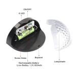 IP65 Waterproof Outdoor Solar Lights, Solar Wall Light, Semi-circle Solar Fence