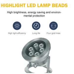 Wholesale 2700K 6 Watt Underwater LED Lights 120 Degree Beam Angle from china suppliers