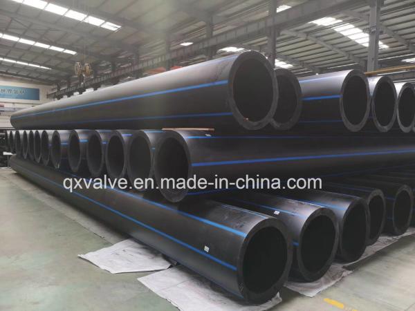 HDPE Water Pipe Pn 1.25MPa for Water Supply Welding Type Connection at