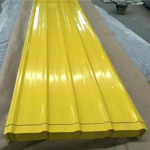 Wholesale Corrugated PPGI Roofing Sheet Color Coated Steel Prime Metal CGCC grade from china suppliers