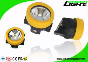 Wholesale IP68 Waterproof Led Mining Cap Lamp , Hard Hat Led Lights ABS Material 2.2Ah Battery from china suppliers