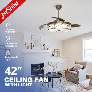Wholesale Smart Decorative Invisible Bladeless Neon Chandelier Ceiling Fan for Home Hotel Office from china suppliers
