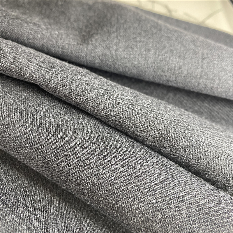 TR Fabric 220GSM 2/2 Twill Suiting Material Polyester Rayon Spandex Blend for Women Uniform