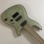 High-quality 7 string electric guitar, burst color Quilte Maple electric guitar,