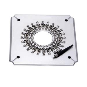 Wholesale 24 Connectors SMA905 Polish Jig , Fiber Polishing Plate Long Service Life from china suppliers