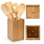 organic bamboo utensil holder kitchen utensil holder for high quality and
