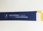 Dark blue stylish 20 mm Customized Sublimation Lanyards for exhibitions