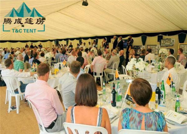 Transparent Wedding Event Tents Color Printed UV Resistant For 1000 People