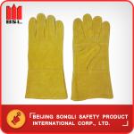 SLG-HD8020-R4 cow split leather welding gloves