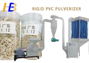 Wholesale PVC Profiles Pulse Plastic Grinding Mill , Dust Collection Rigid PVC Plastic Machine from china suppliers