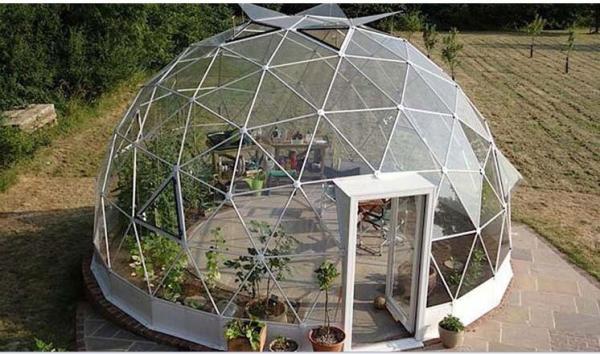 4M - 10M PVC Cover Metal Frame Garden Clear Geodesic Dome Tent For Sale Dome