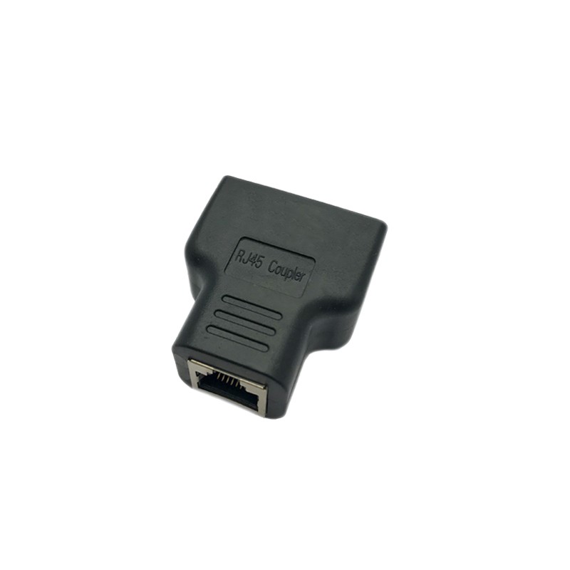 RJ45 multi port(1x2) coupler one port to female to 2 female cat5 &cat6 connector