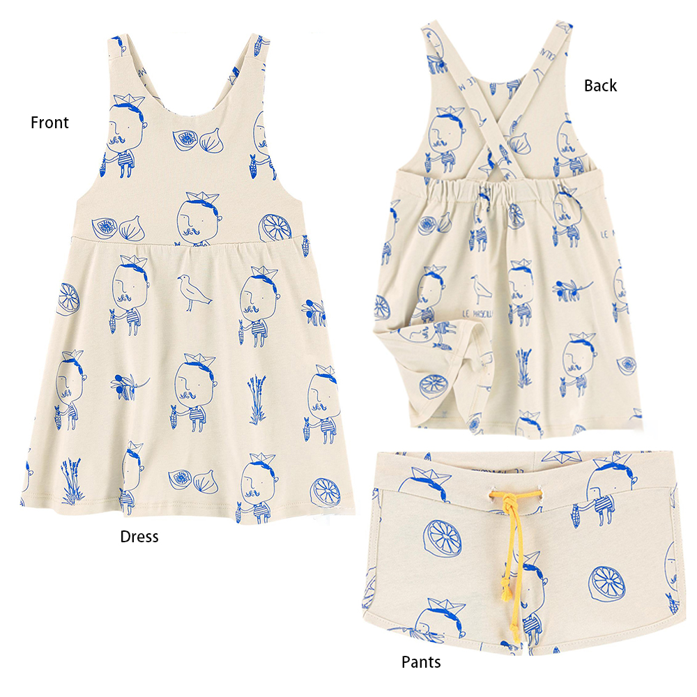 Factory Custom Printed 100% Cotton Baby Girls Boys Clothing sets Baby Clothing Sets for Summer