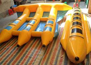 Wholesale Water Sport Inflatable Fly Fishing Boats Banana Shape PVC Tarpaulin For 6 Persons from china suppliers