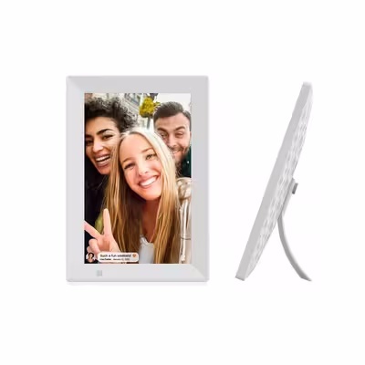 High Definition 10.1" Digital Frame 300 Nits Multimedia Picture Frames With HD LCD Display