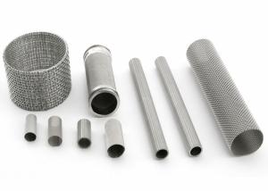 Wholesale SS316L Sintered Stainless Steel Tube Sintered Mesh Filter Cartridge 1-1000um from china suppliers