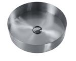 Undermount Single Round Bathroom Stainless Steel Sink Counter Top Gold