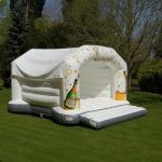 inflatable wedding white bouncer for outdoor wedding event