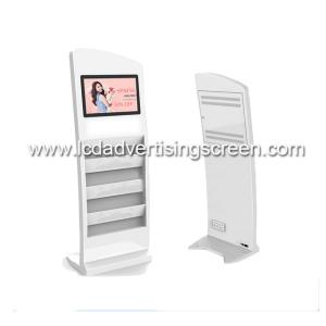Wholesale 1920 * 1080 Resolution Floor Standing Advertising Display With Magazine Holder from china suppliers