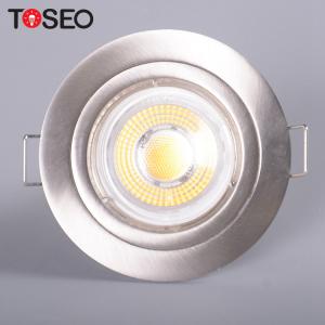 Wholesale Golden Fixed GU10 Recessed Downlight Fixtures 70mm Cut Out 2 Year Warranty from china suppliers
