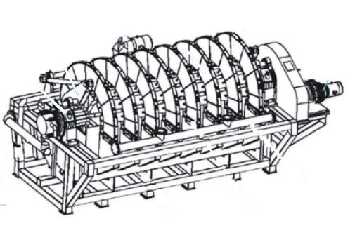 Drum Vacuum Disc Filter Slurry Separation Machine SS Rotary Disk Filter
