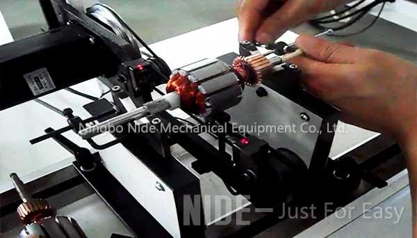 Motor rotor test machine armature balancing testing equipmet