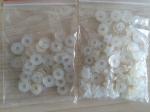 Yin Auto Cutting Machine Parts , Cutter Accessories White Middle Wheel Rubber