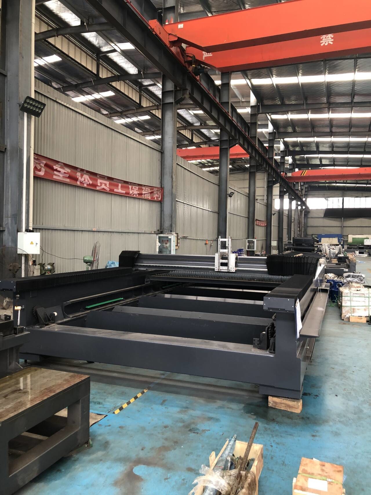 High Precision Sheet Metal Laser Cutting Machines With 80m/min Max. Cutting Speed Fiber Laser Water Cooling